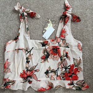 NWT Band of Gypsies Floral Tank, Size Large